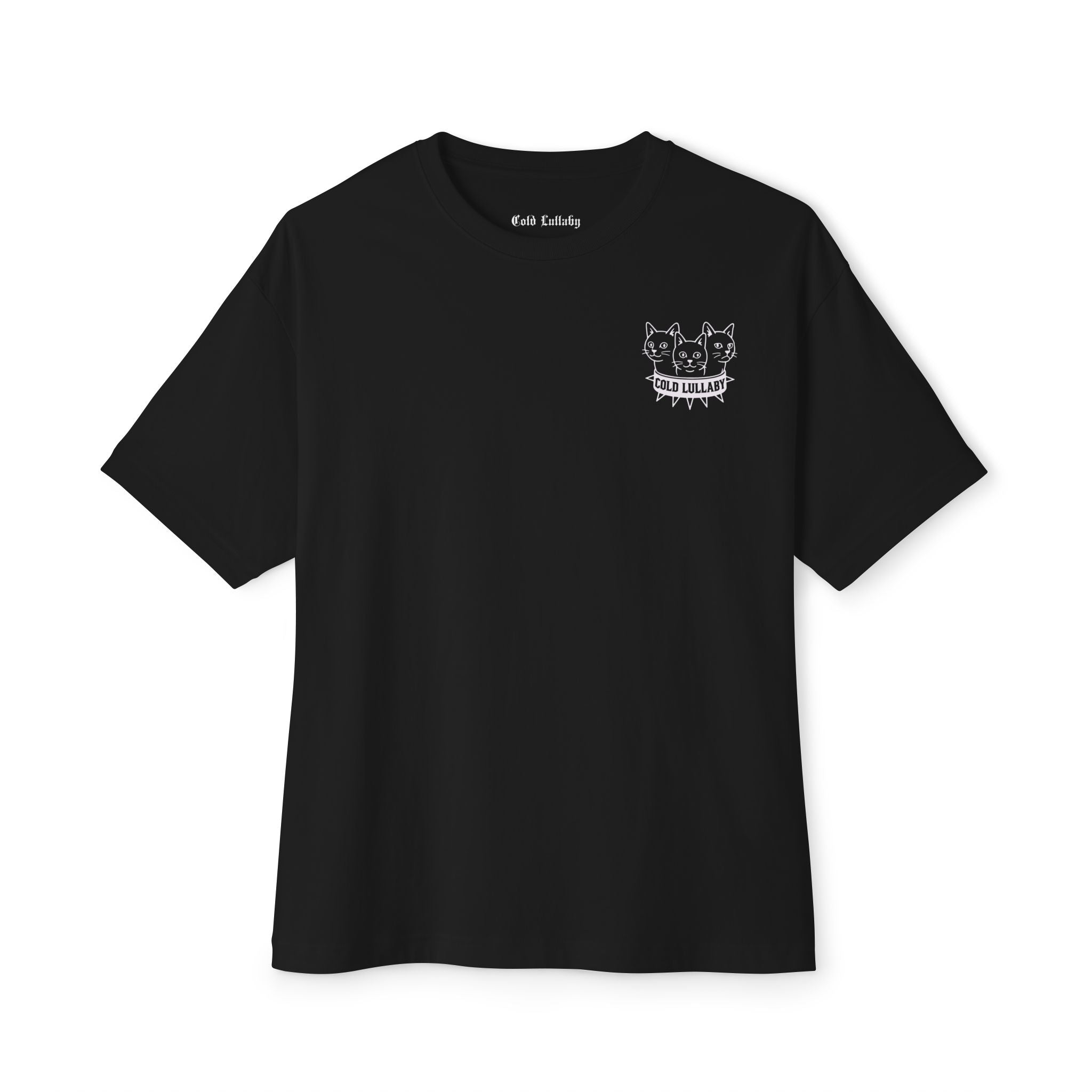 Occult Cats Tee — Three Cats Around Pentagram Graphic T-Shirt